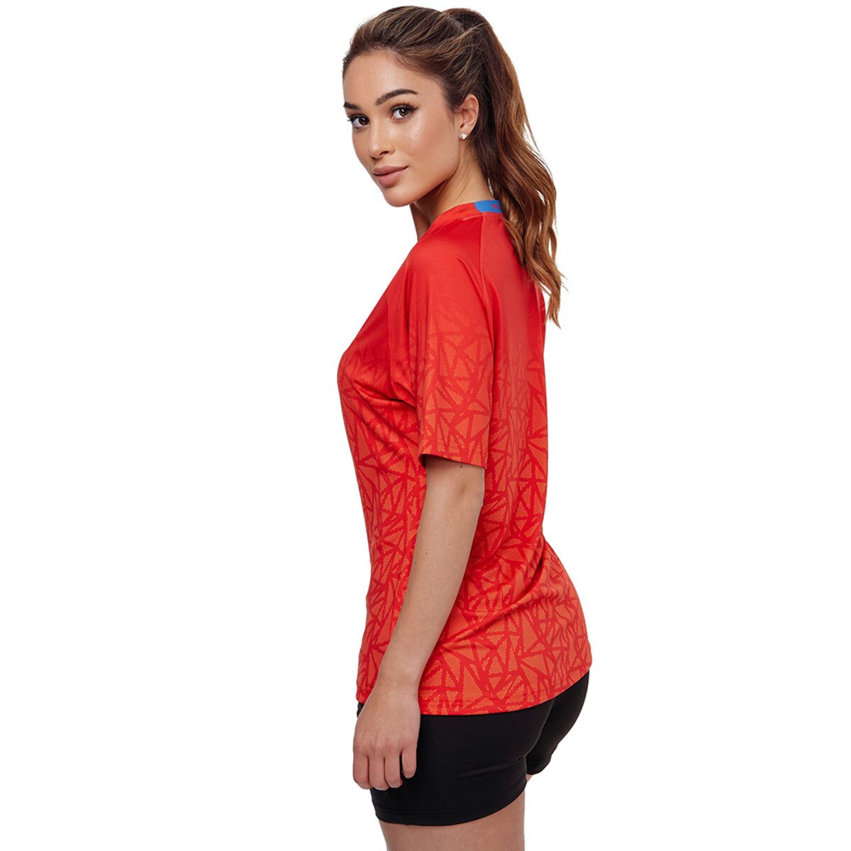 Higo Lady Shirt Red, Side 3, Model